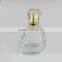 crystal clear glass perfume bottle