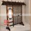 [Antique] Japanese Signboard Lamp / Store Decoration Wooden Floor Lamp Lighting Christmas LW-5