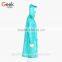 Vogue of new fund of 2016 hot lady's disposable plastic folding raincoat