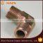 Hydraulic pipe fitting male threaded 90 degree galvanize elbow