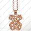 FN3329 necklace chain engelsrufer sound ball, lovely bear cage pendant necklace