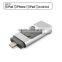 3 in 1 Mobile Usb Flash Driver 128GB for Iphone Connector for Ipad Android system