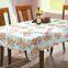 manufacturer and supplier for beautiful Square flower printed vinyl tablecloth