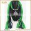 Most popular unique design striped scarf for promotion