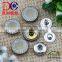 15MM Casual Fastener Twill Design Press Metal Snap Button for Casual Clothing