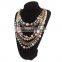 New European And American Big Pearl Blending Exaggeration Party Long Multi-Color Necklace