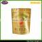Middleman Factory Price Zip On Top Stand Up Kraft Paper Bag Brown Factory With FDA QS ISO9001 Certificate