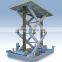 motorcycle aerial work platform with hydraulic lifting system