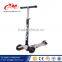 Three PU wheels children kick scooter / dirts frog kick scooter for kids / 2 in 1 kick scooter with seat MADE IN CHINA