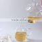 china factory price unique shape hand made heat resistant pyrex glass teapot with infuser