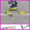 jonquil color 6*18mm rectangle shape sew on crystals/glass with holes flat back rhinestone
