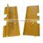 Bulldozer track shoe assembly with Yellow&Black