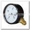 High quality black steel brass internal economic types of vacuum meter