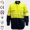 High visibility,breathable, cut resistant and fire resistant work shirts with mesh