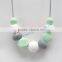 multicolor kids teething beads necklace silicone beads baltic amber teething necklace Discount PriceTN022