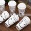 Stocked low MOQ custom logo ceramic cup , double wall mug