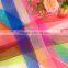 Yiwu Factory Personalized Wedding Decoration Colorful Sheer Organza Ribbon