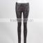 F5W31023 OEM Service Paisely Printed Leather Suede Leggings
