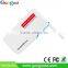 10400mAh 2 USB Interface High Capacity External Power Bank Mobile Power Station with lighting