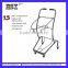 Supermarket Powder Coat Double Shopping Basket Cart Trolley HSX-S470