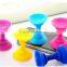 Silicone Double-sided Phone Suction Holder Sucker Stand / silicone cell phone stand / suction cup mobile phone stand
