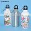 Hot Selling Promotional Sublimation Aluminum Bottle DIY Printing Travel Souvenir Water Bottle 400ml