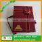 Noble Jewelery Red Fancy Paper Boxes Customized Earring Ring Pendant White Velvety Foam Box