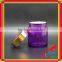 purple glass cream jar with 100g glass jar with glass jars for cosmetics