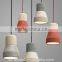 Hot design concrete pendant lamp for bar