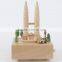 Twin Towers Wooden Gift Personalized Nature Music Box