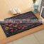 Outdoor Entrance recycled rubber embossed floor mat velour door mat
