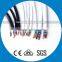 White PVC Copper Electric Cable HO3VV-F 2X4.0mm2 300/500V Copper Power Cable