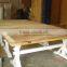solid wood antique french style dining table,Shabby chic french white wood dining table
