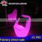 Waterproof ip65 colorful low voltage illuminated led chair for bar and hotel