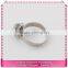 Pair wedding white stone ring, hot sale platinum imitation diamond finger rings