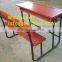 (Furntiure)Double school table and chair ,Student two seaters and desk , school furniture for India Tender