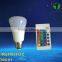 Factory competitive price E27 3W IR remote control LED light colorful LED bulb light