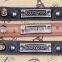 Custom logo Leather dog collar/Spiked leather dog collar