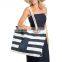 Beach bag, room for the entire family luxury large shopping bag with zipper