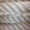 ATLAS rope nylon+fiber flat rope twisted 6strands 40mm
