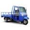 three wheel motor tricycle with closed cabin for cargo