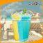 Split Mug Divided Plastic Clear Twin Cup 32 Ounces