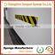 Yellow-black Multiple incision panel Elastic Garage Wall Protector foam around a round column