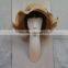 Matt White Wall mounted female mannequin head for hat and wig Shore Display