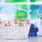 hanmade natural wicker bike basket basket for bike wicker bicycle basket removable bicycle basket