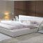 Hot selling soft modern leather bed with speaker