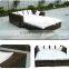 double rattan sofa bed outdoor rattan furniture