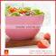 Candy Color Plastic Bowl Salad Bowl Cheap Round Bowl