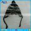 elegant style earflaps design kid beanies custom winter hats with strings