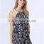 New Arrived Fashion Halter Neckline Print Women Playsuit/Jumpsuits